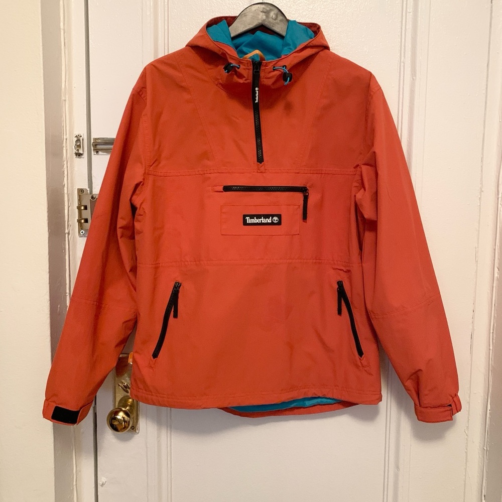 Timberland Orange Anorak Hooded Jacket